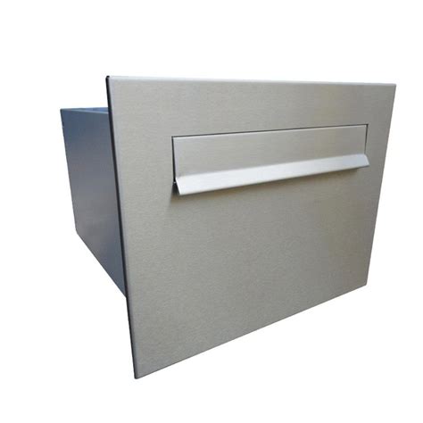 brushed steel letter box|post box letter chute.